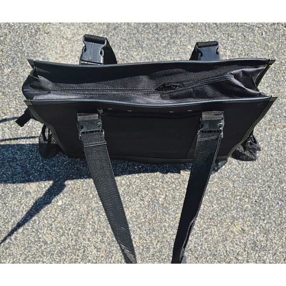 Alvin Prestige Black BackPack Easel Art Bag Side Mesh Pockets NWT - Picture 4 of 7